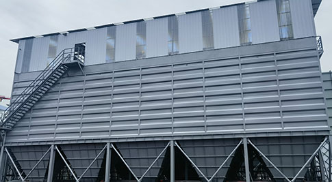 徳勝製鋼転炉の二次除塵